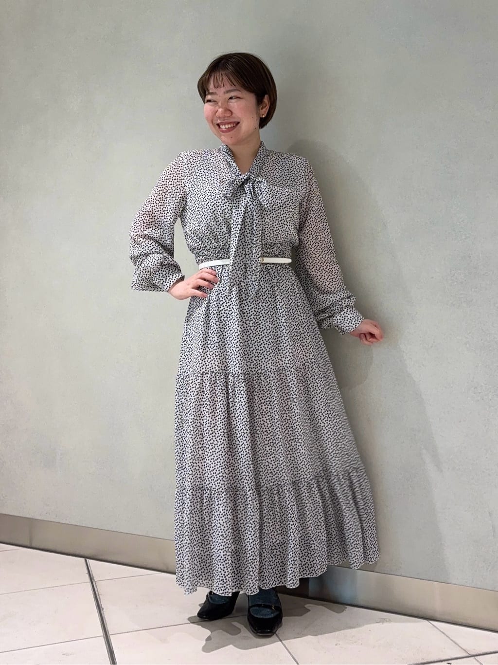 プチハートボウタイワンピース