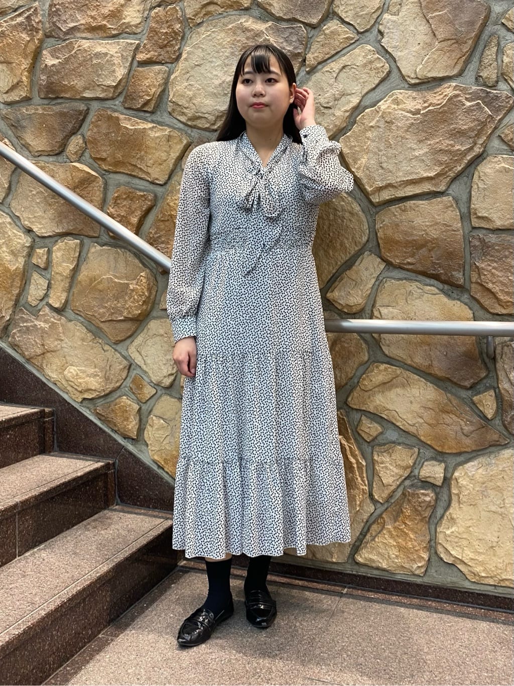 プチハートボウタイワンピース