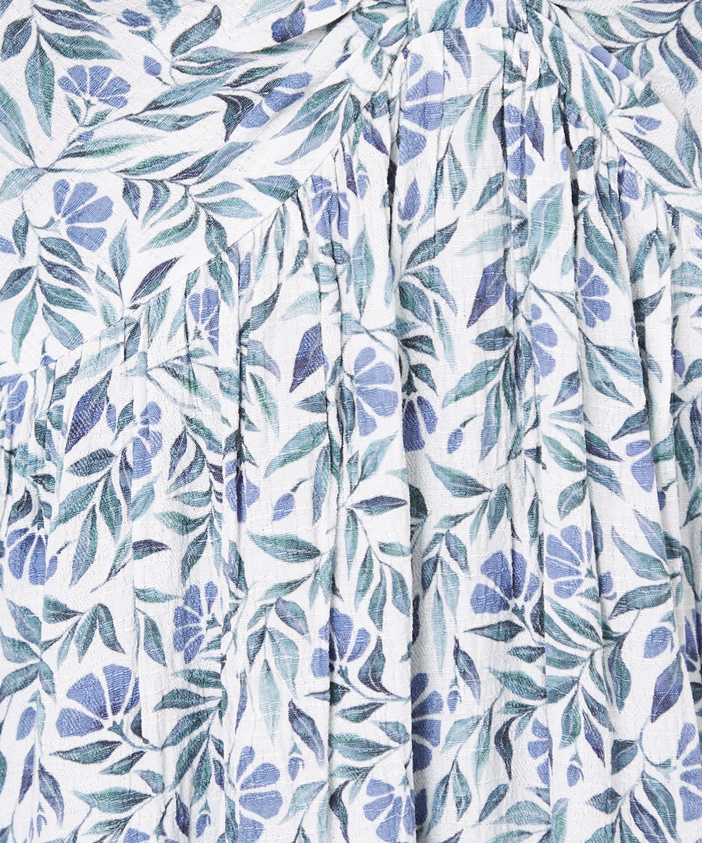 リーフプリントワンピース