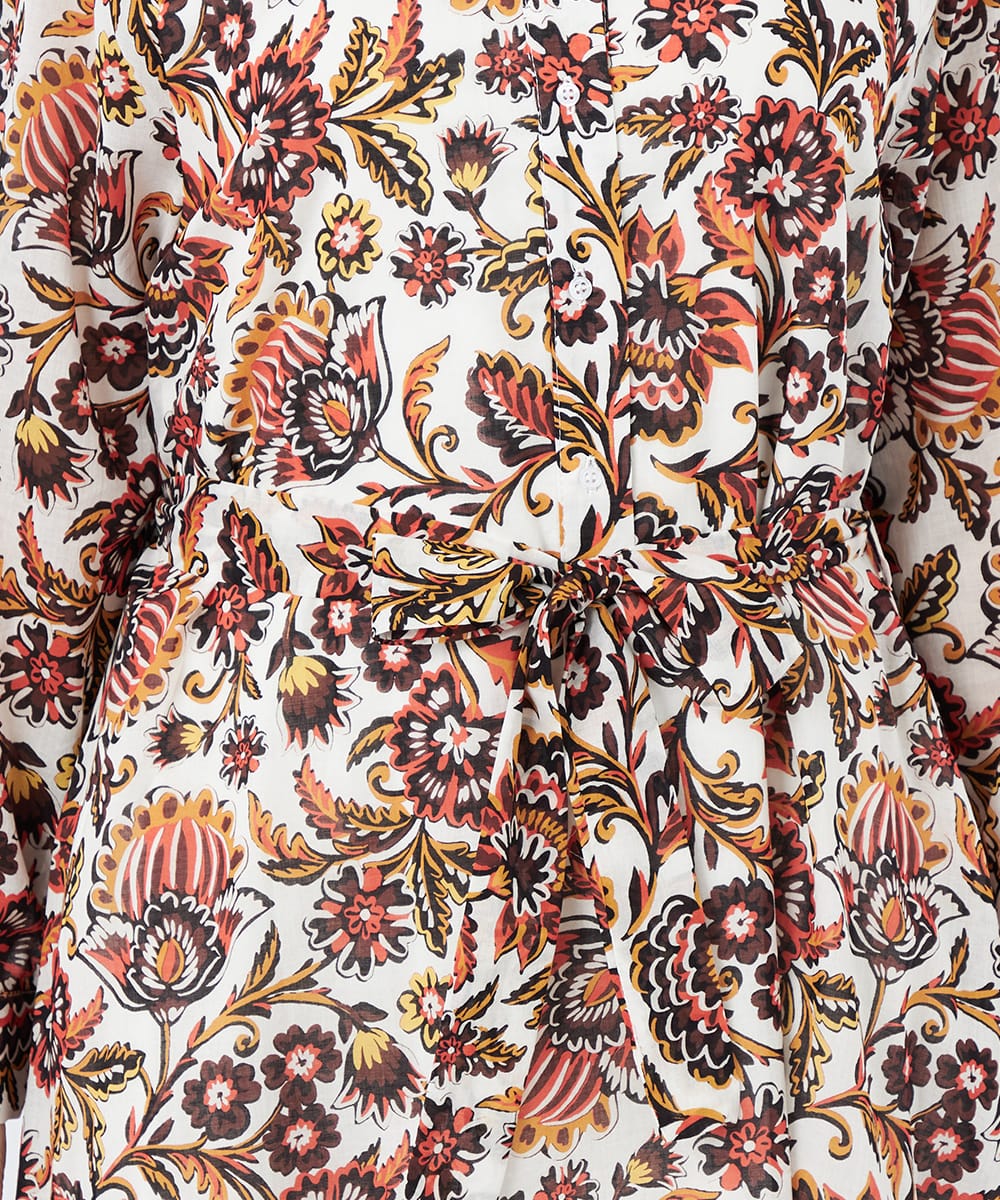 フラワーモチーフワンピース