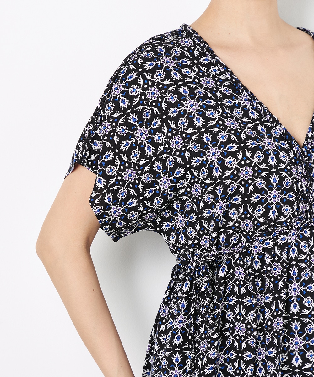 プチフラワーロングワンピース