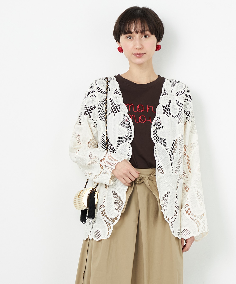 レースノーカラージャケット