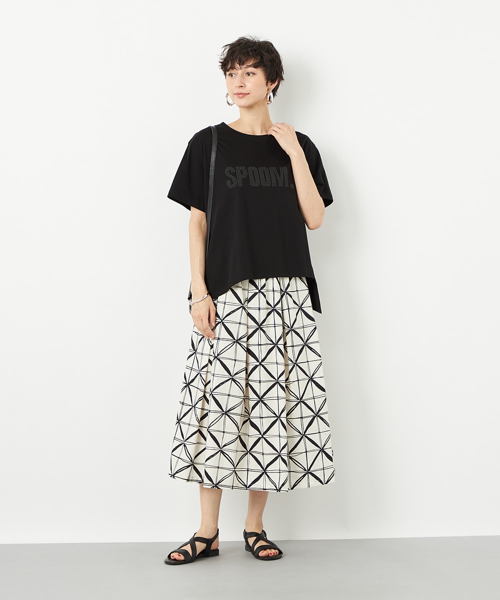 イレギュラーヘムロゴＴシャツ