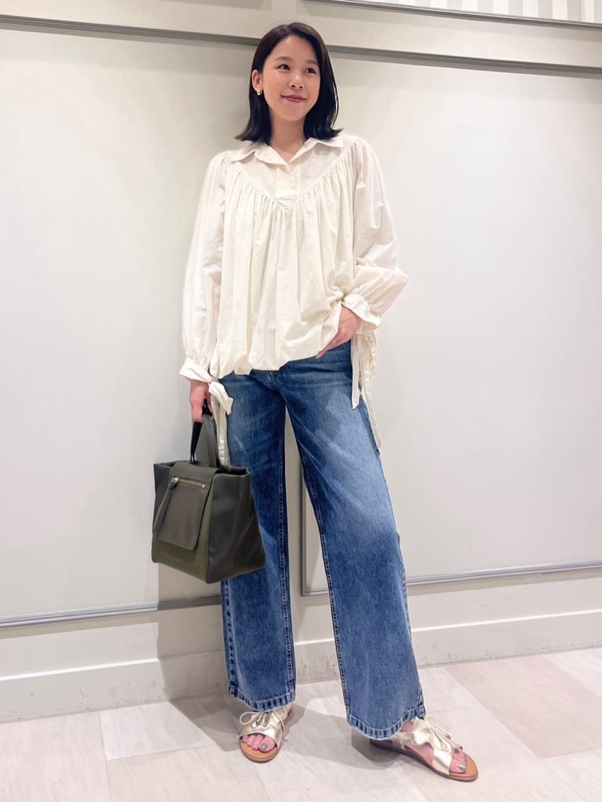 リボンバルーンブラウス