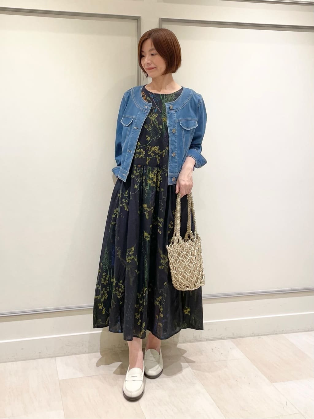 Nanette Lepore☆上品マルチプリント柄ワンピース スタッフが選んだ「夏に着たい！」プリントワンピース