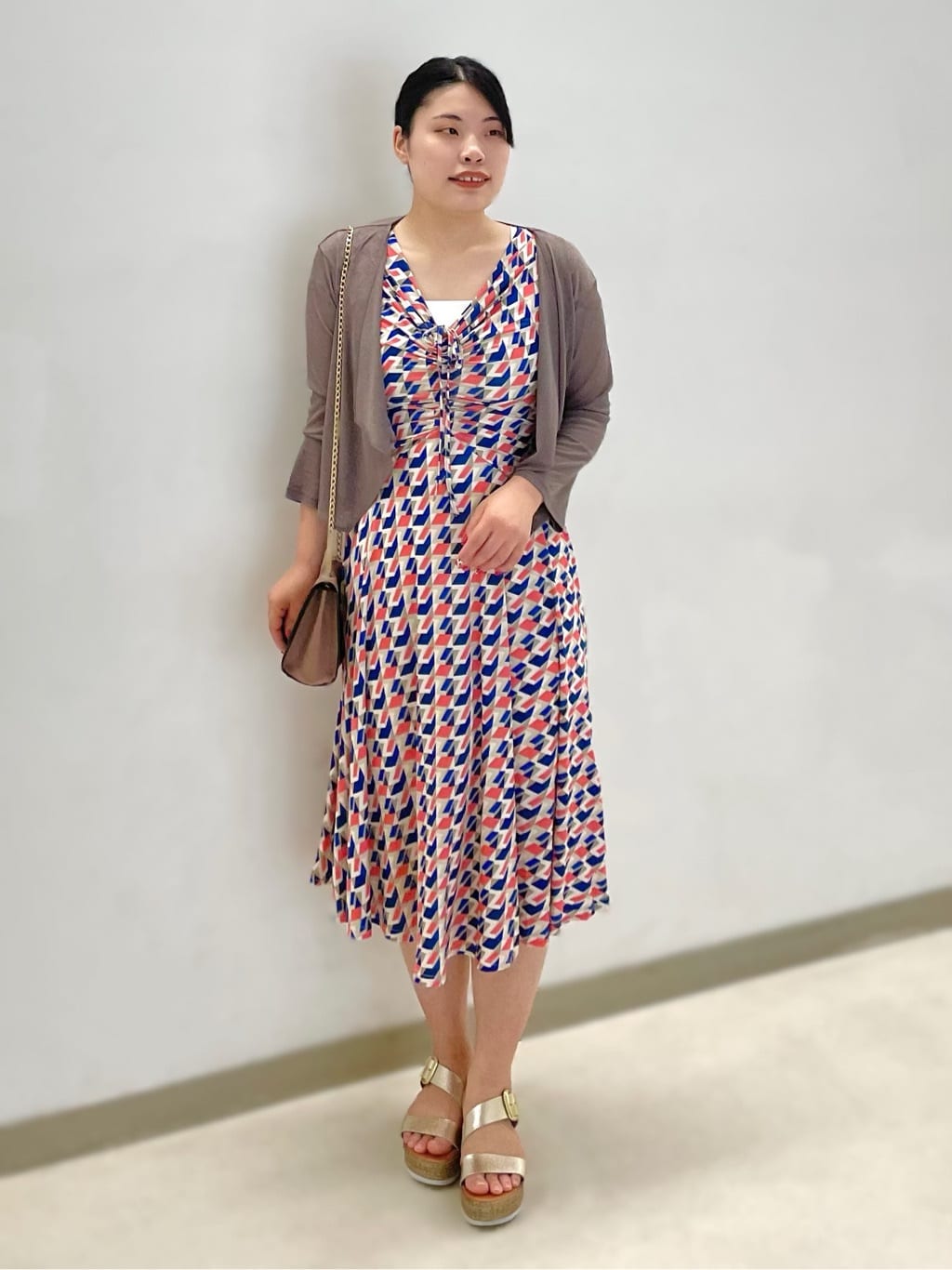 Nanette Lepore☆上品マルチプリント柄ワンピース スタッフが選んだ「夏に着たい！」プリントワンピース