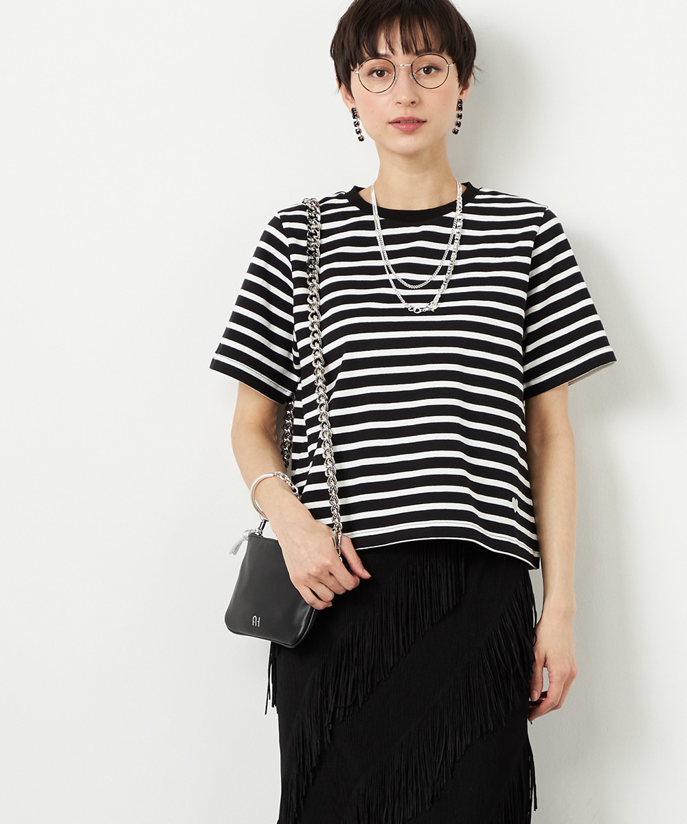 ボーダーハートTシャツ