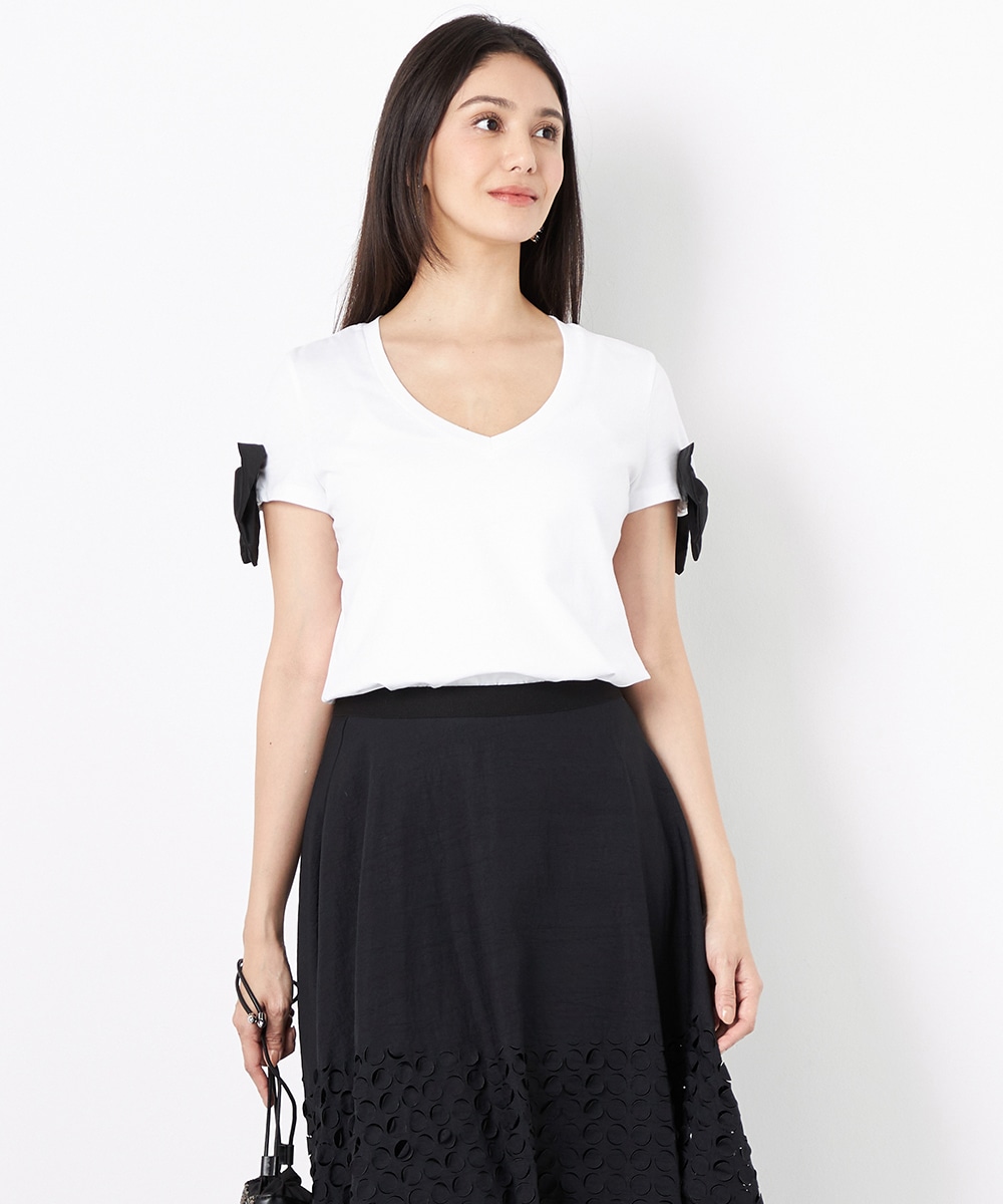 リボンモチーフTシャツ