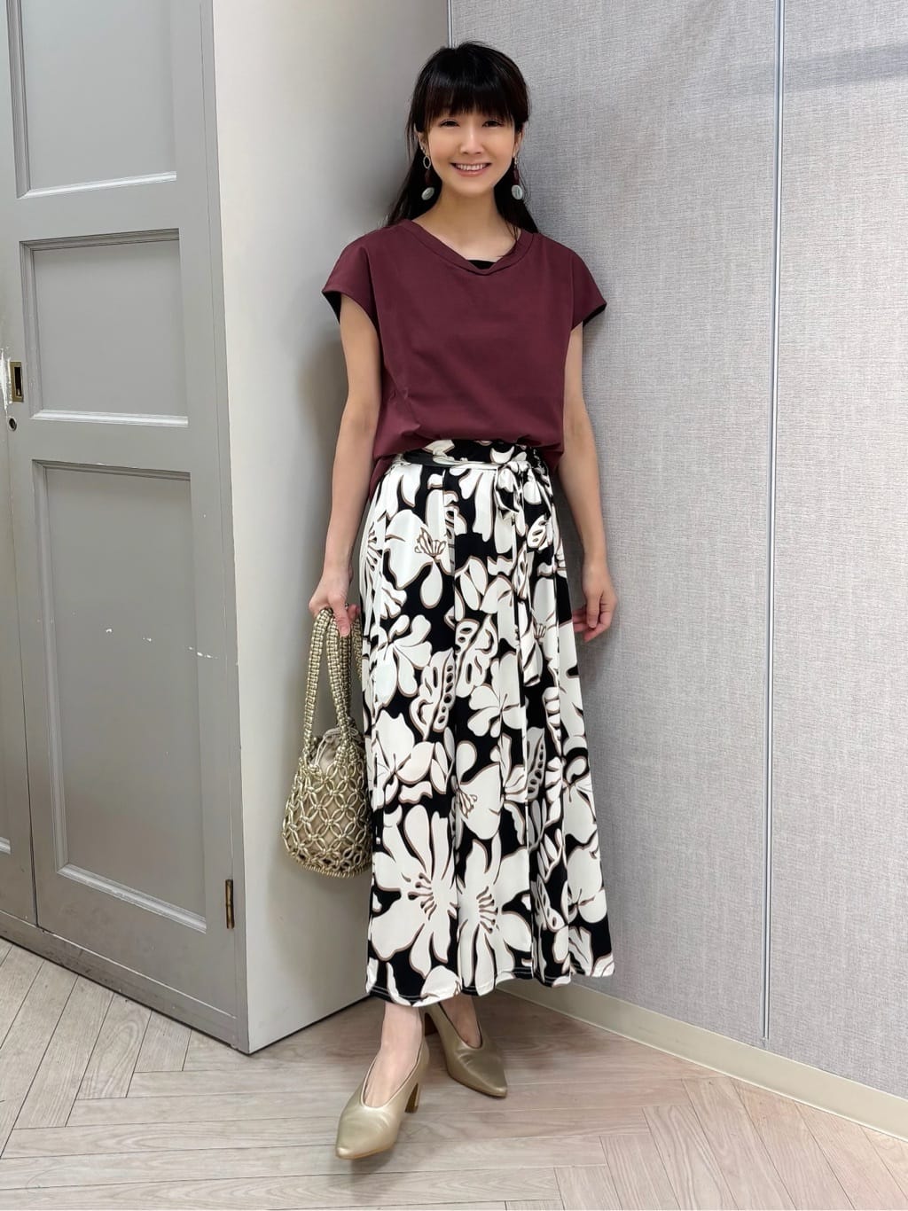 フレンチTシャツ スタイリング1