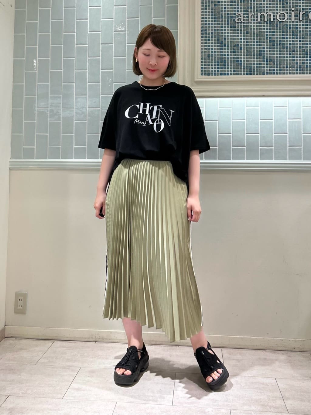 ラクしておしゃれ。夏のTシャツコーデ◎