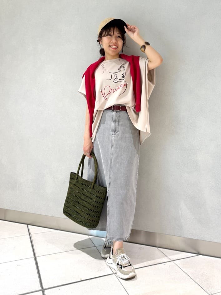 ラクしておしゃれ。夏のTシャツコーデ◎