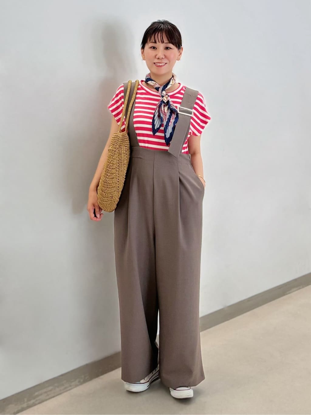 ラクしておしゃれ。夏のTシャツコーデ◎