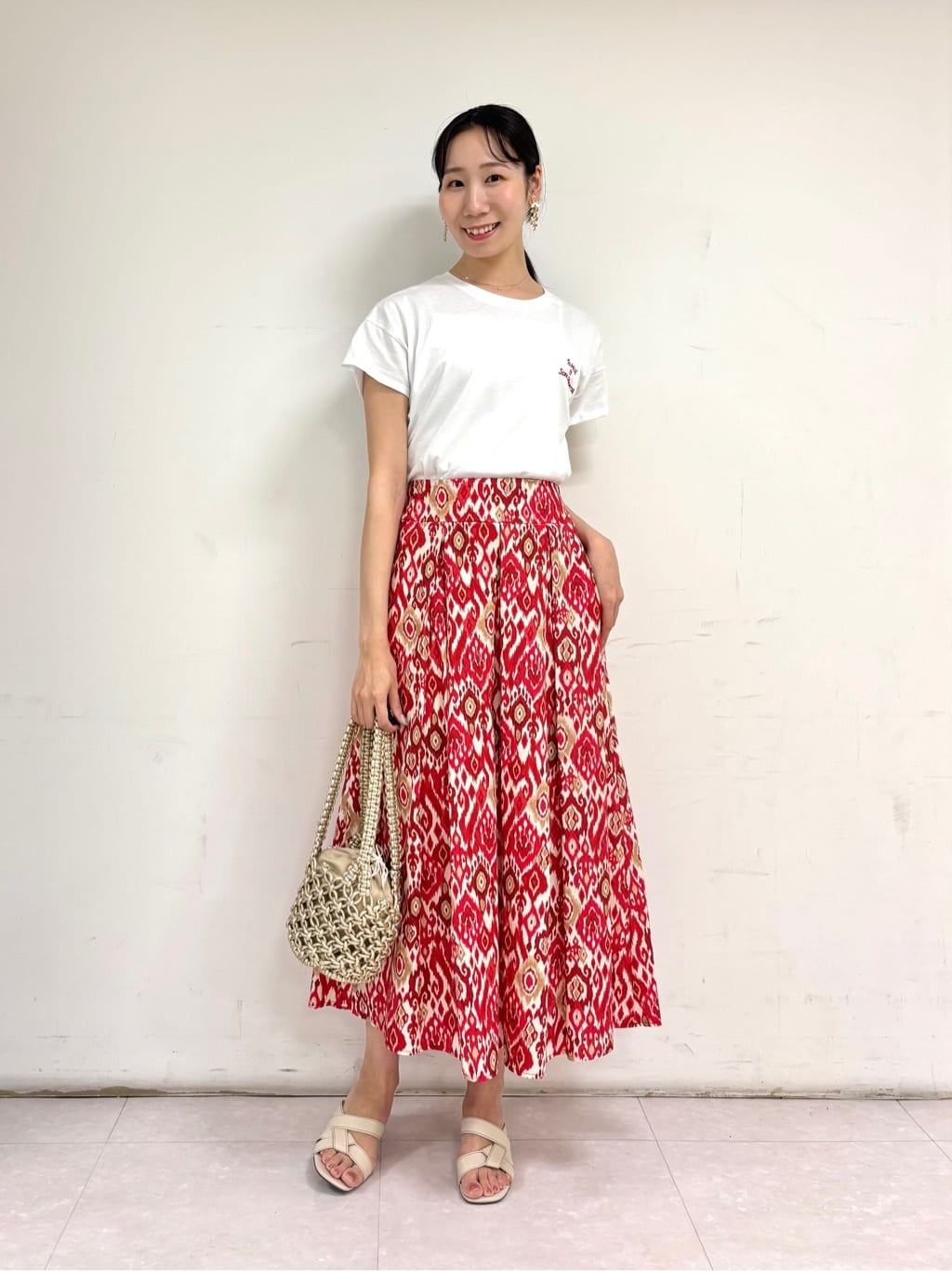 ラクしておしゃれ。夏のTシャツコーデ◎