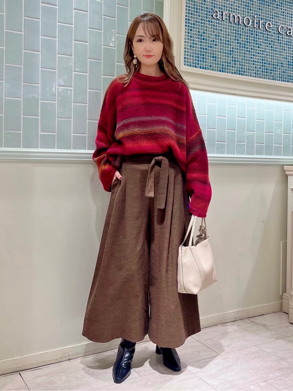 スタッフが選ぶ！この秋注目のニットスタイリング