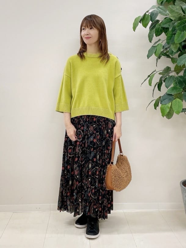 スタッフが選ぶ！この秋注目のニットスタイリング