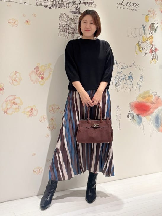 【STAFF STYLING】柄アイテムで秋のおしゃれをアップデート