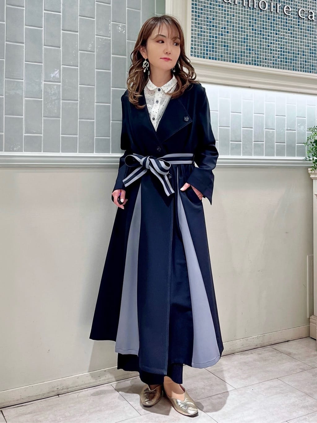 軽やか素材で春を先取り◎春アウタースタイリング