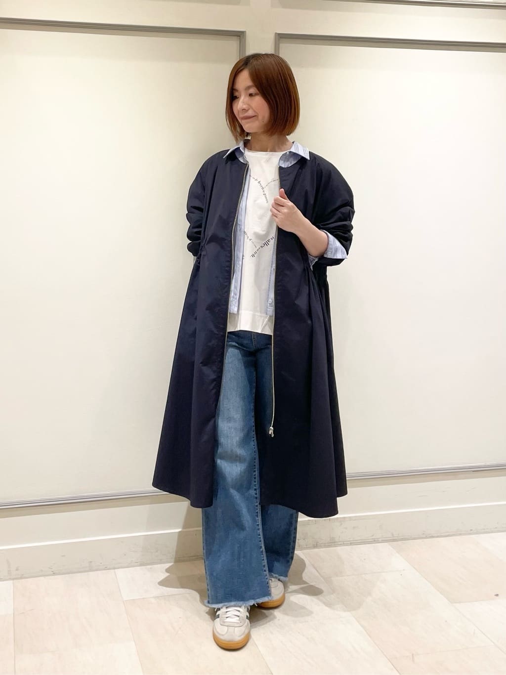 軽やか素材で春を先取り◎春アウタースタイリング