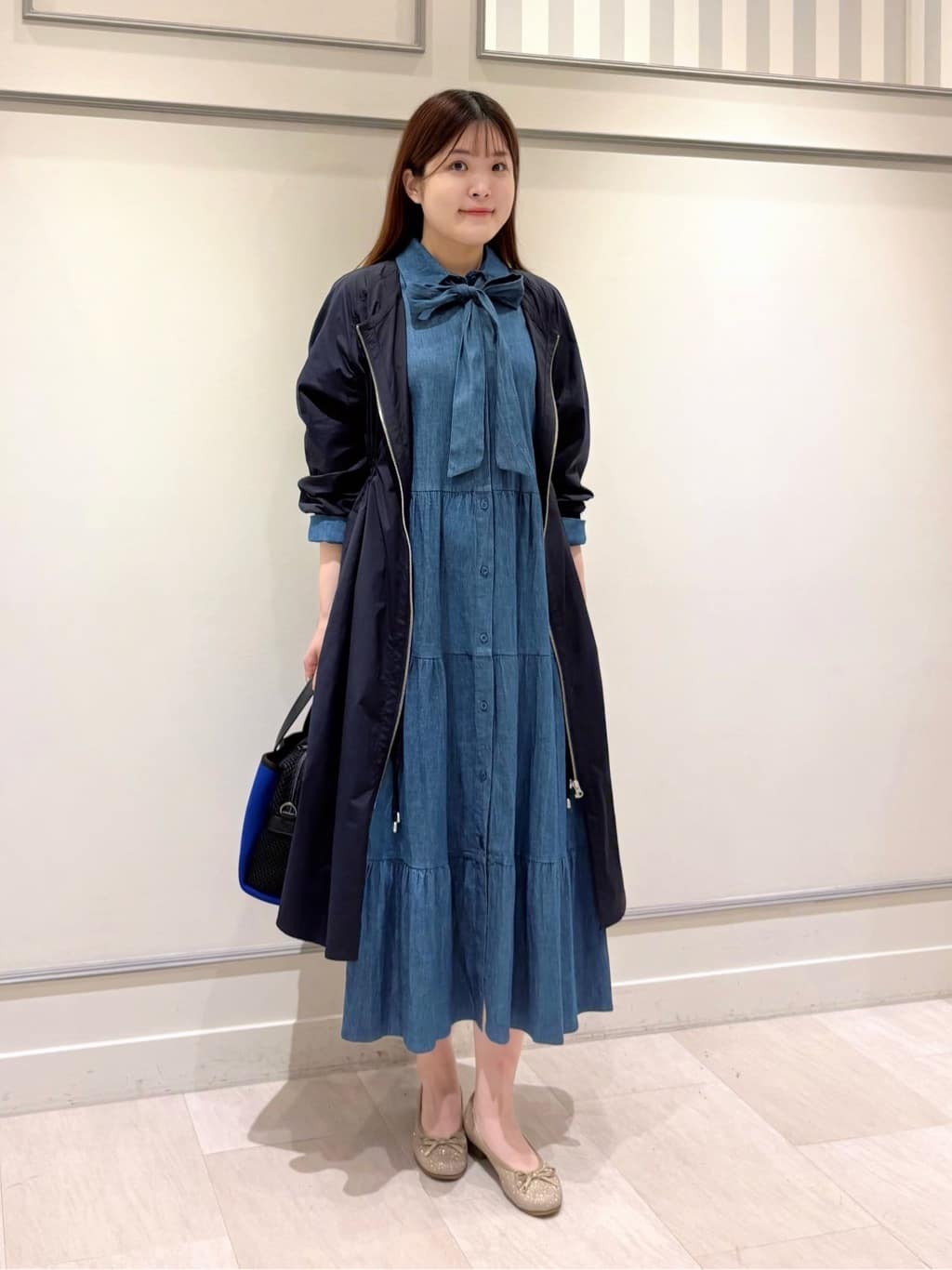 軽やか素材で春を先取り◎春アウタースタイリング