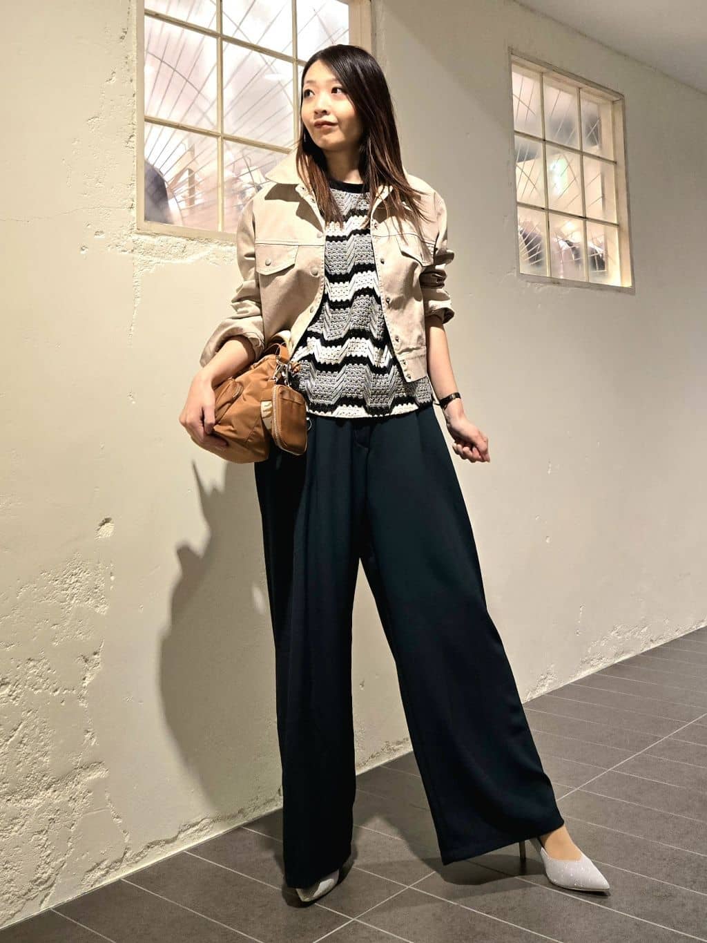 軽やか素材で春を先取り◎春アウタースタイリング