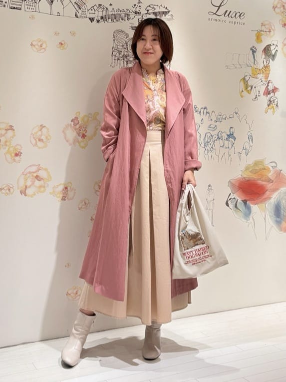 軽やか素材で春を先取り◎春アウタースタイリング