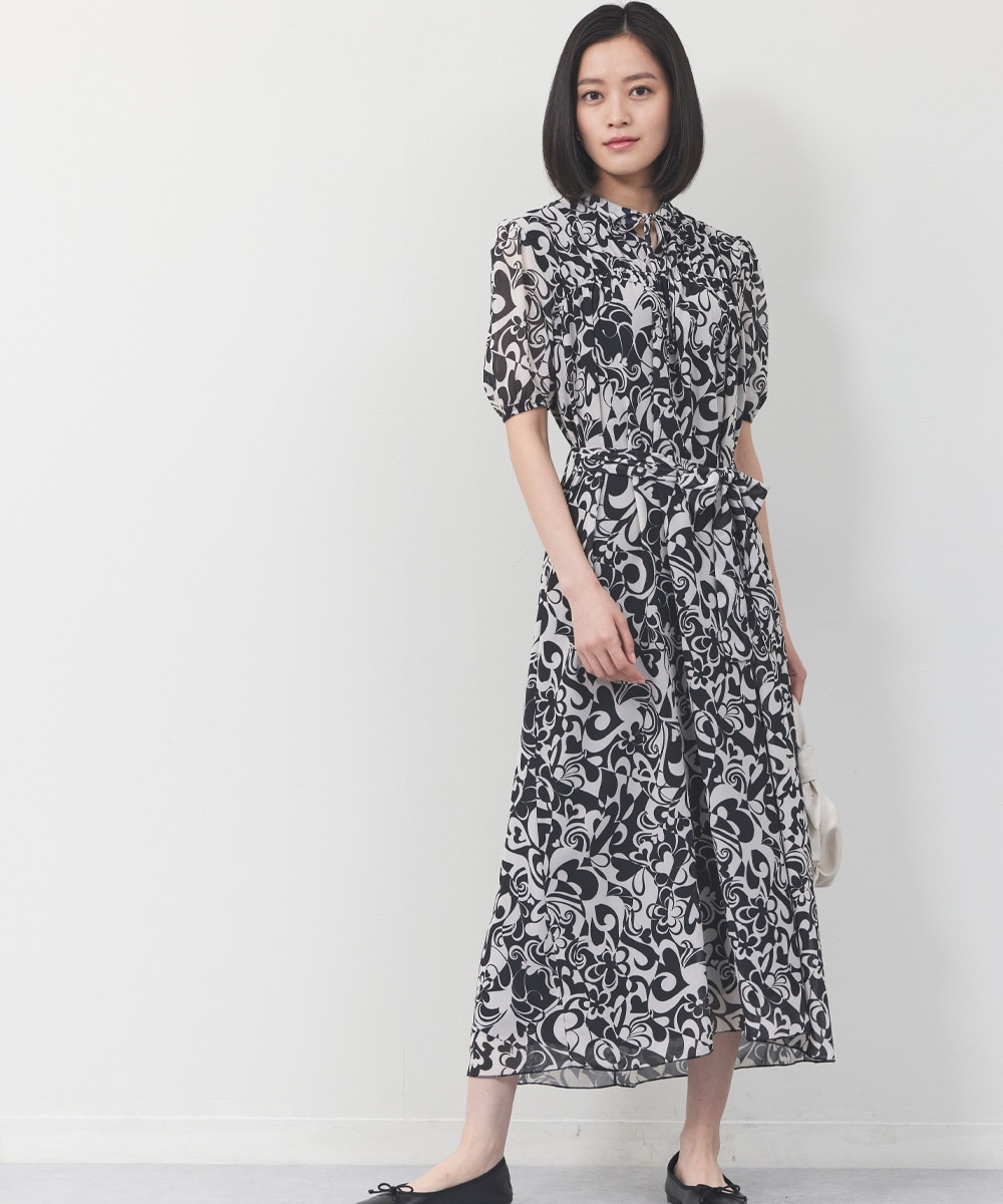 armoire capriceのハートプリントワンピース