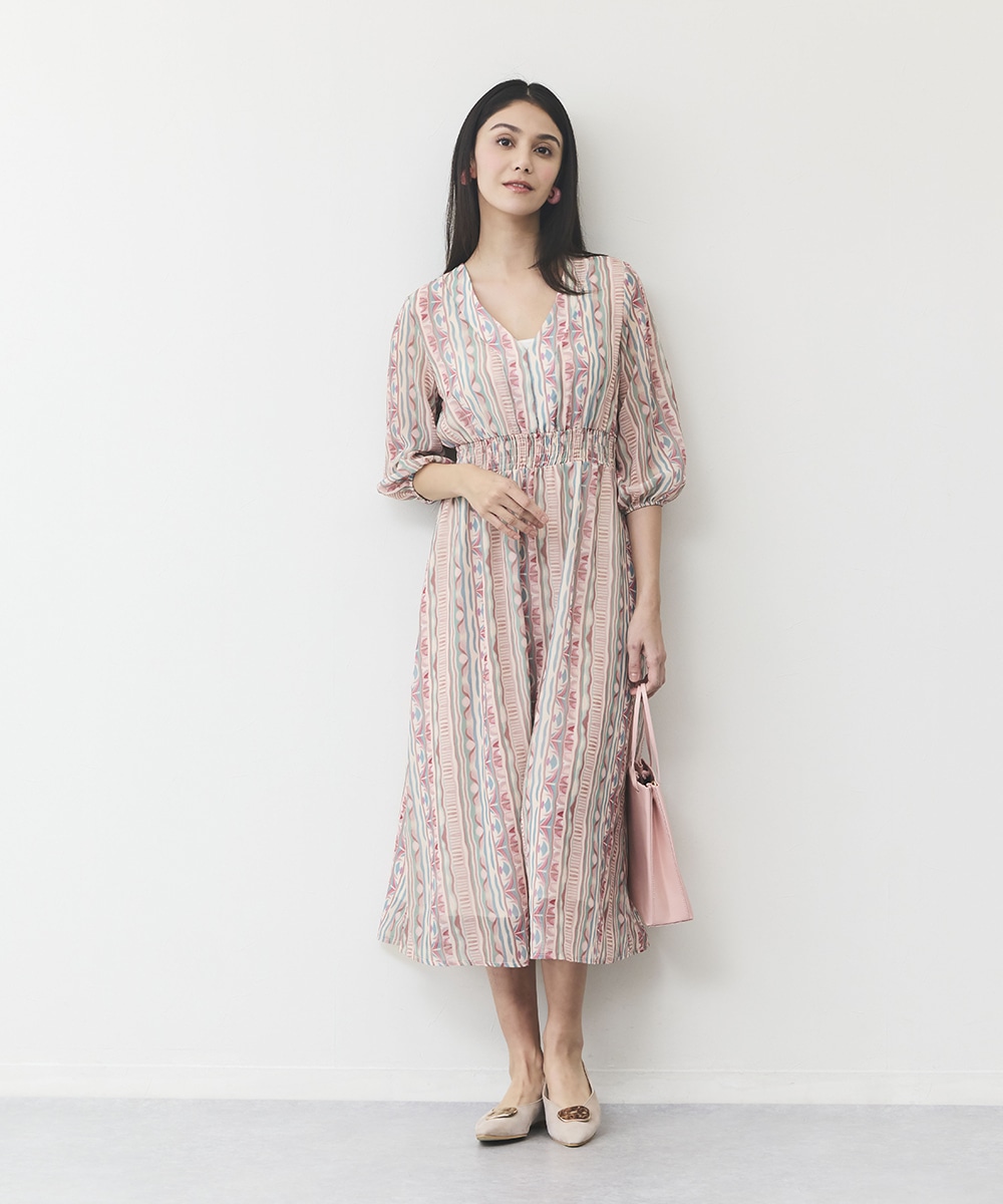 ORIONLondon❤︎ペイントプリントワンピース armoirecaprice レディース