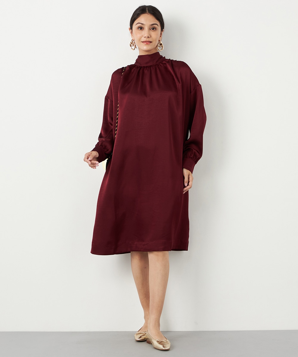  armoire capriceのボウタイサックワンピース