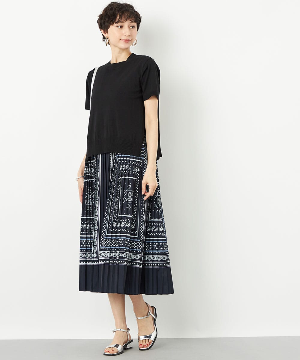  armoire capriceのパネル柄2枚セットワンピース