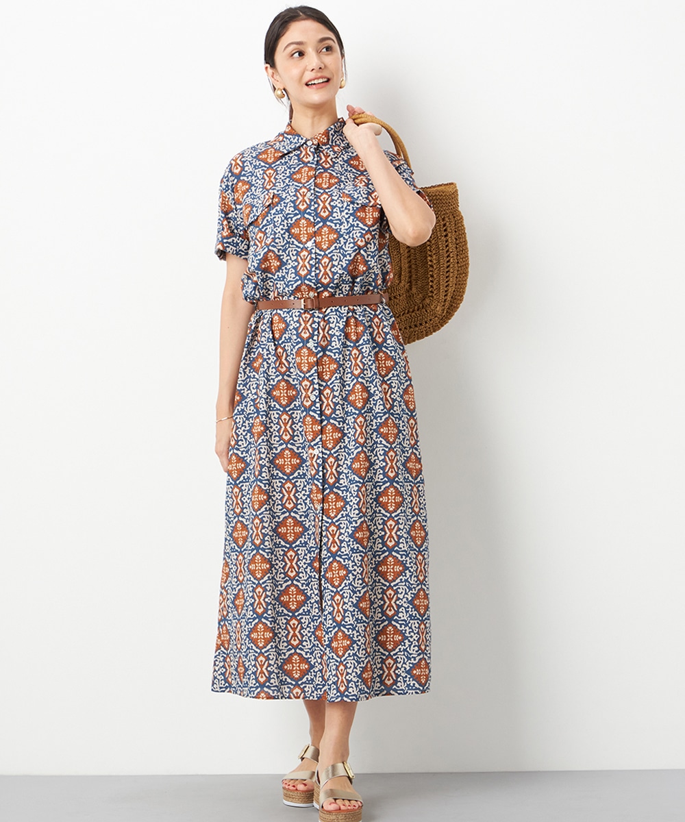  armoire capriceのアラベスクシャツワンピース
