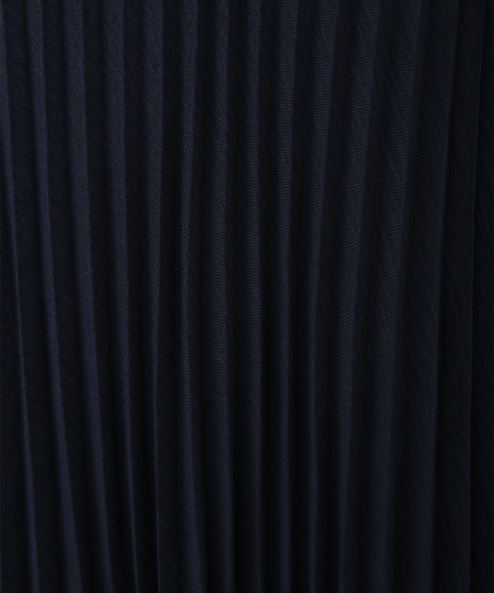 プリーツAラインワンピース