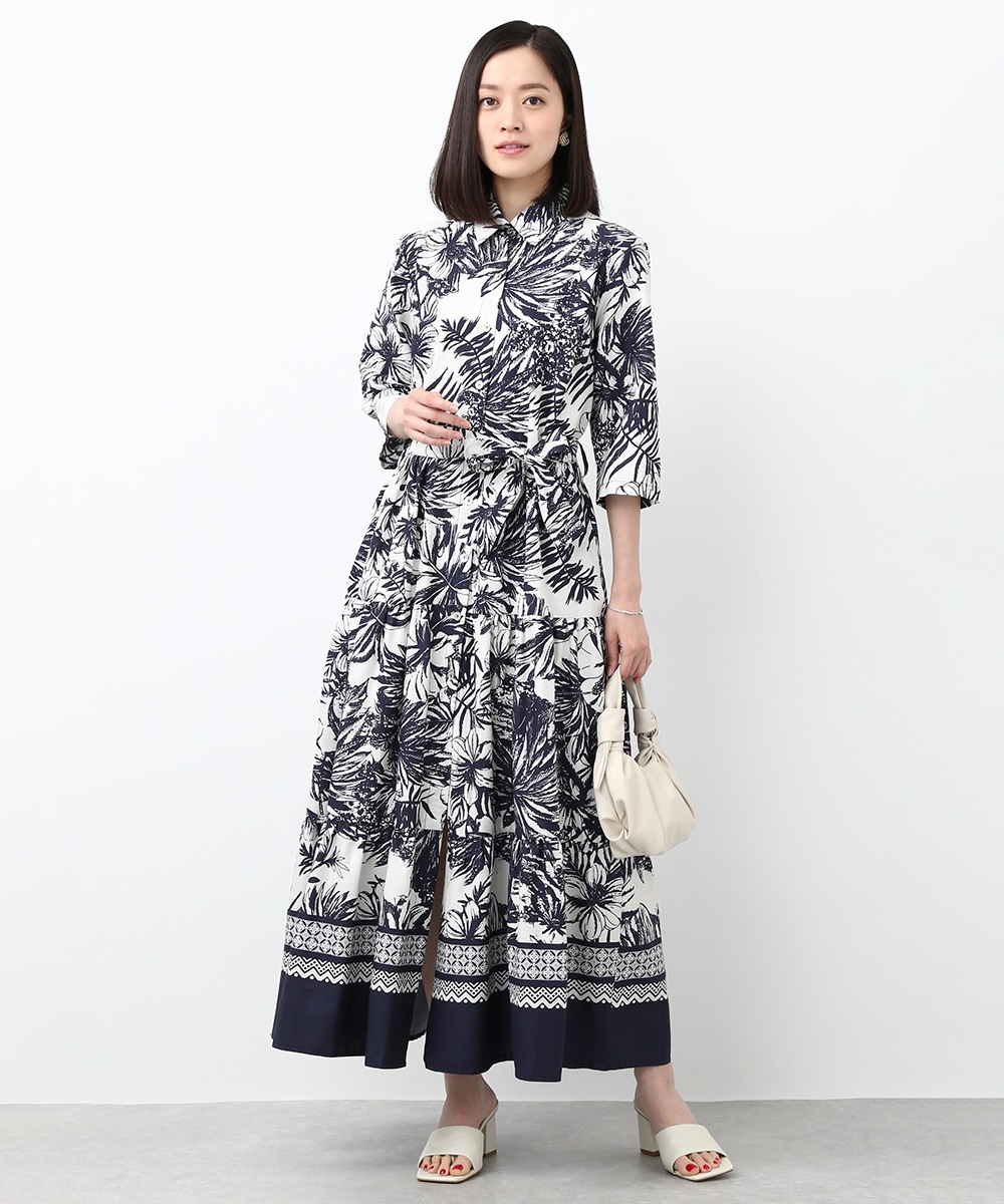 ボタニカルパネルワンピース