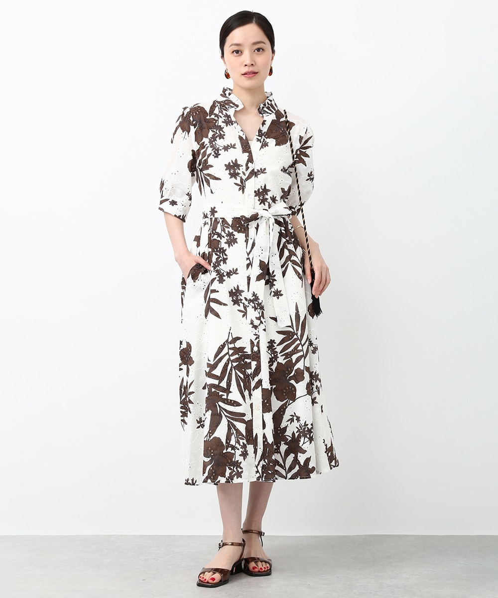 レースフラワーワンピース