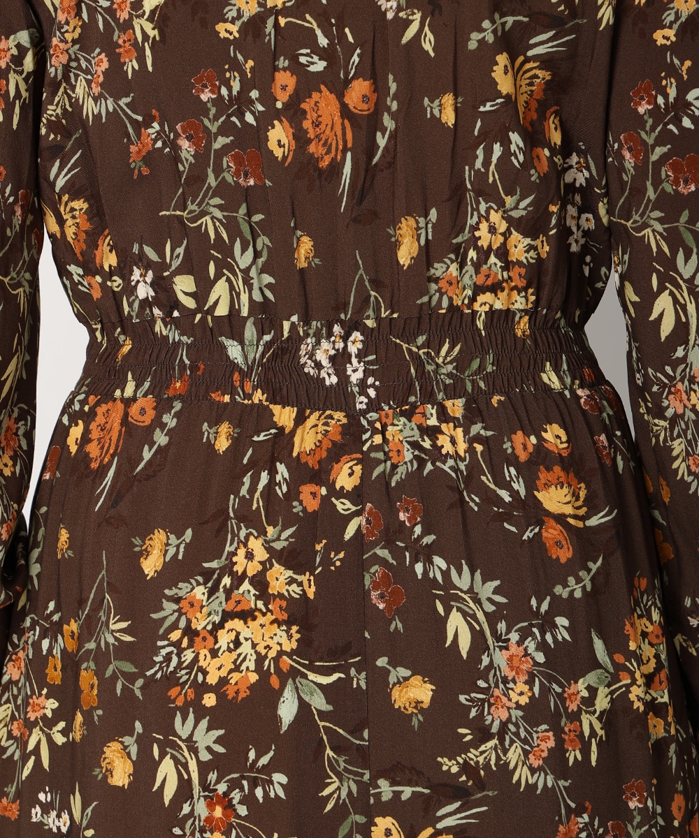 フラワーシャーリングワンピース