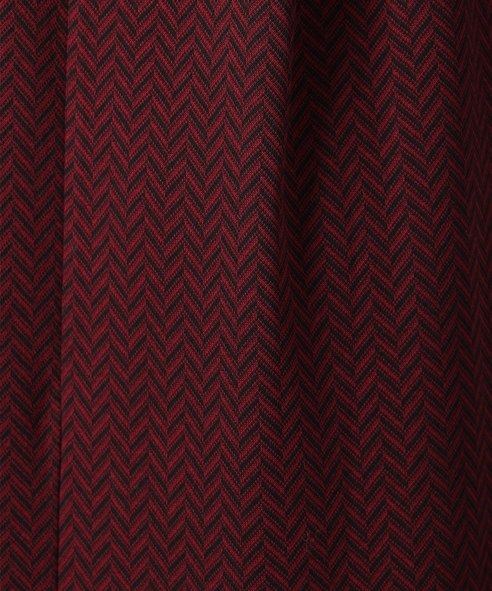 ジグザグジャカードワンピース