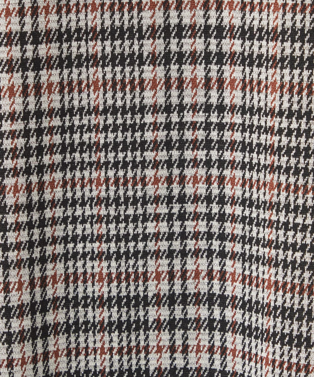 ラメ千鳥Aラインワンピース