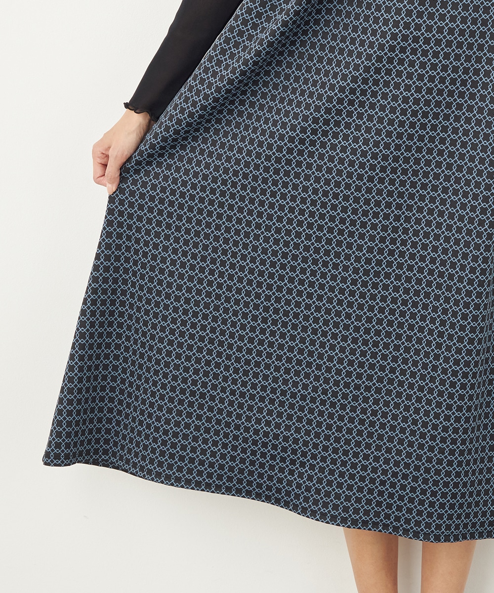 スクエアジャカードワンピース