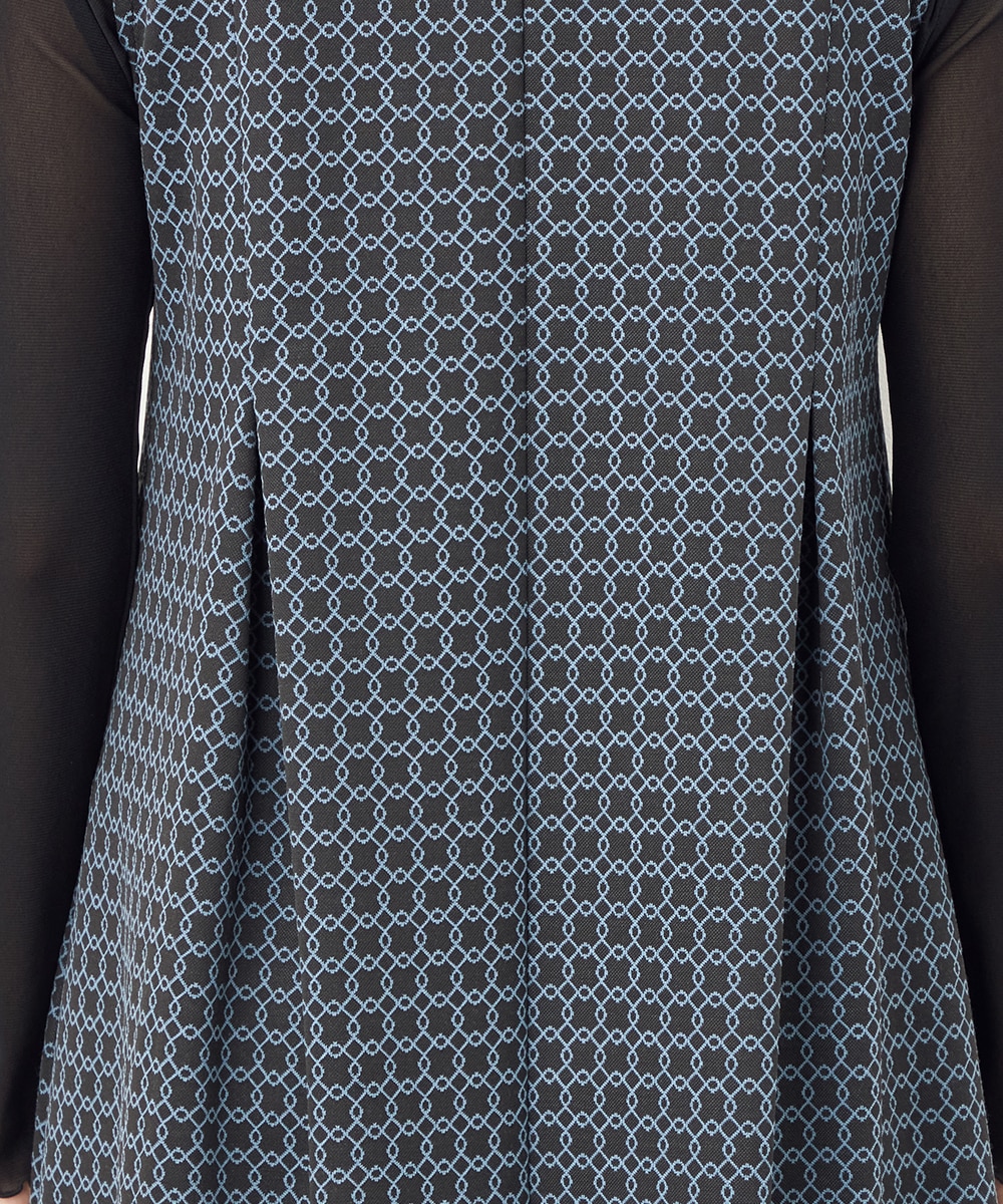 スクエアジャカードワンピース