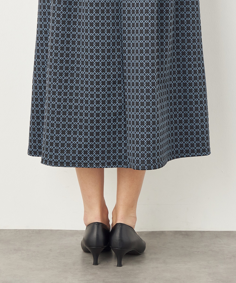 スクエアジャカードワンピース