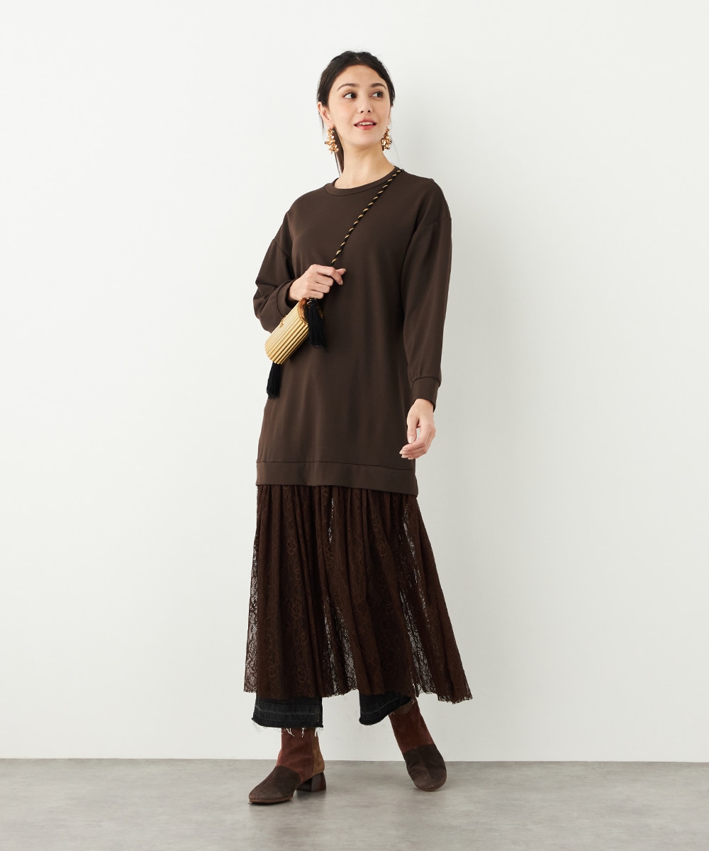 レース切り替えワンピース