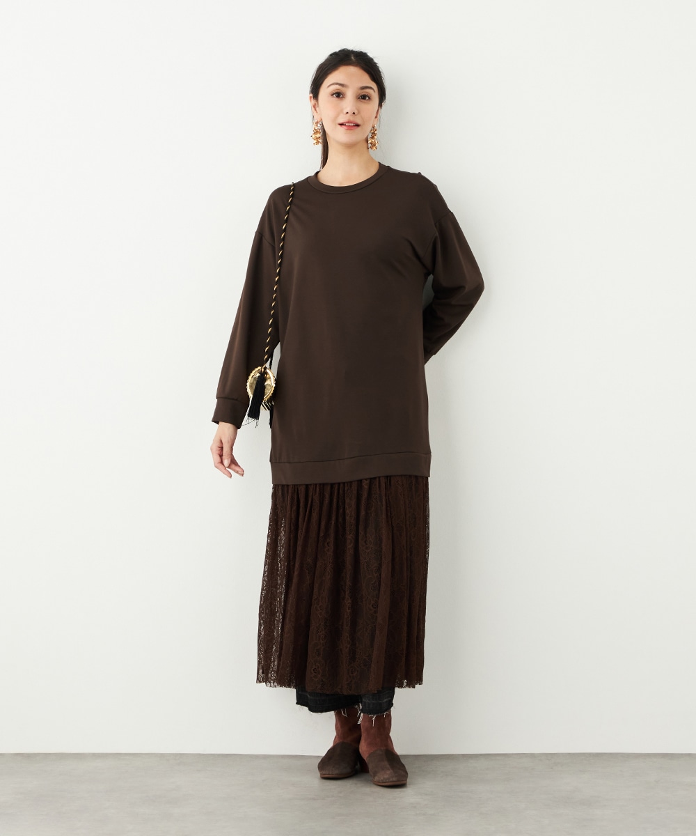 レース切り替えワンピース