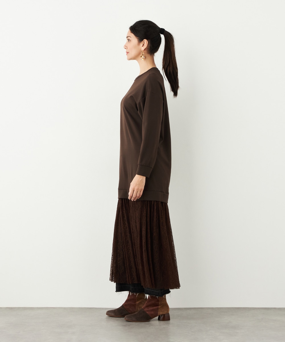 レース切り替えワンピース