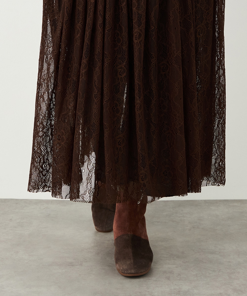 レース切り替えワンピース