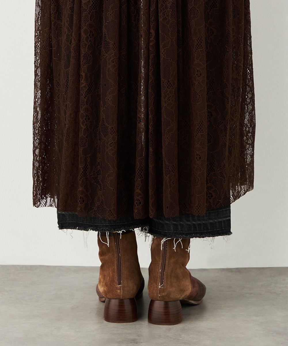 レース切り替えワンピース