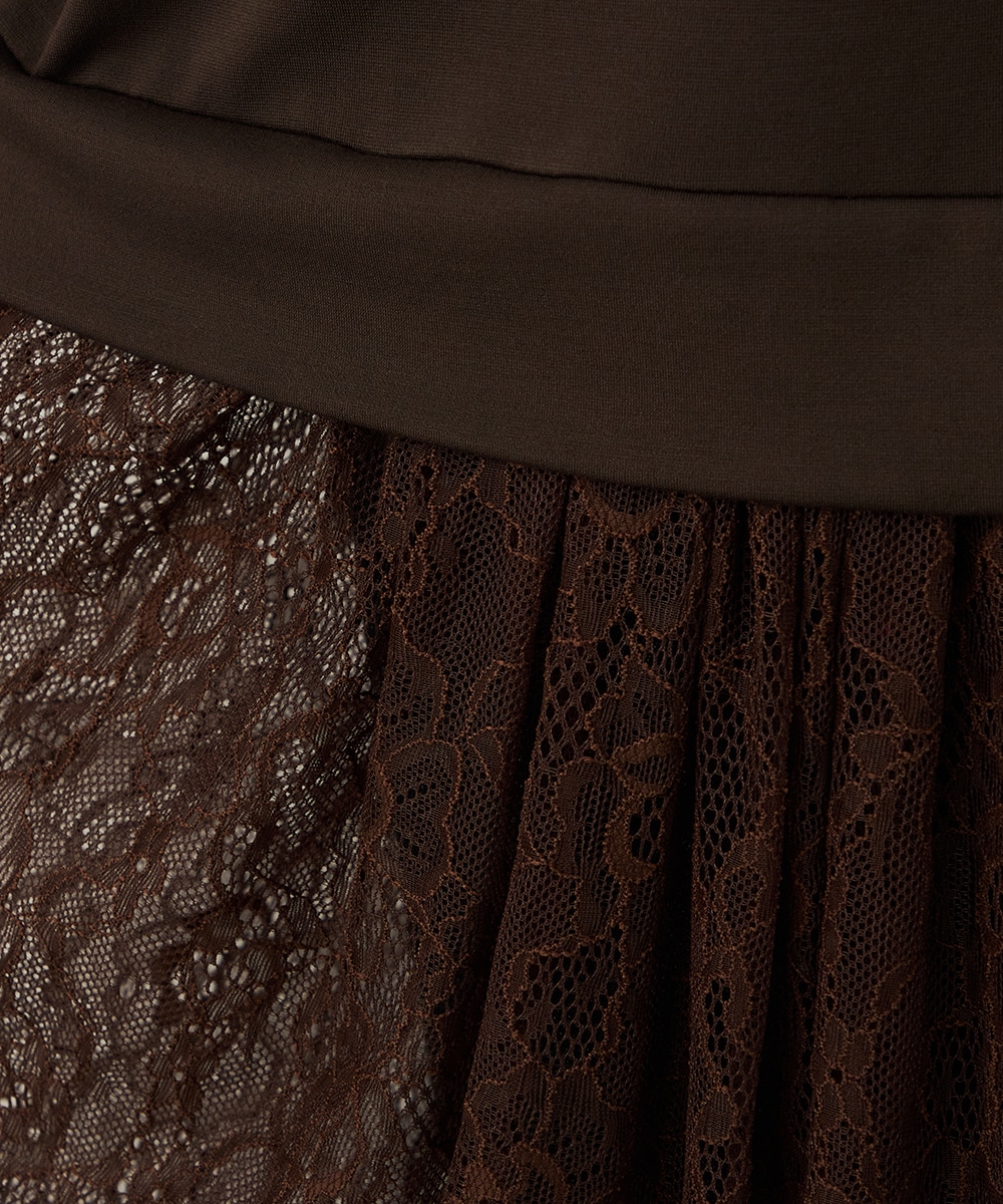 レース切り替えワンピース