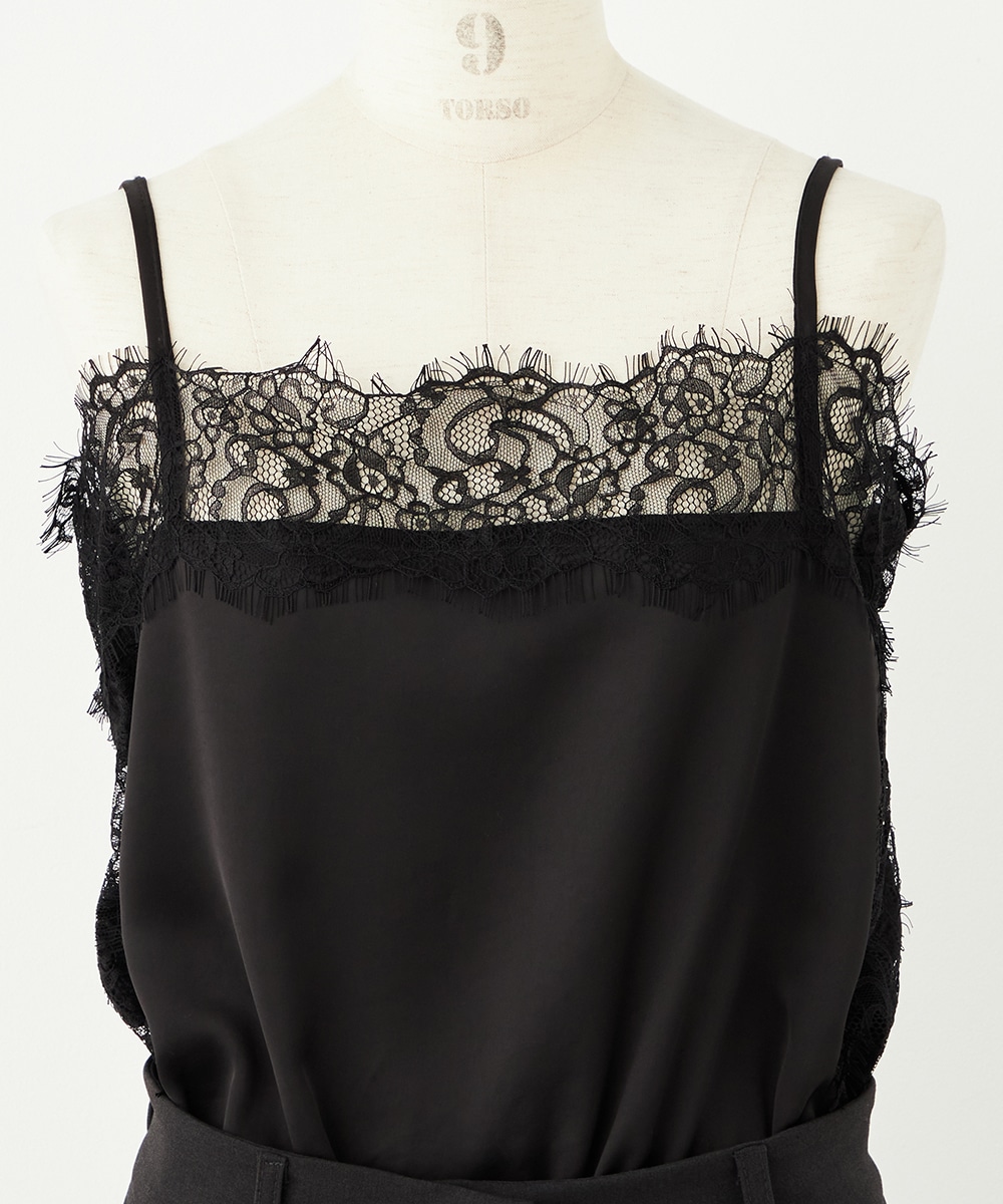 レースキャミドッキングワンピース