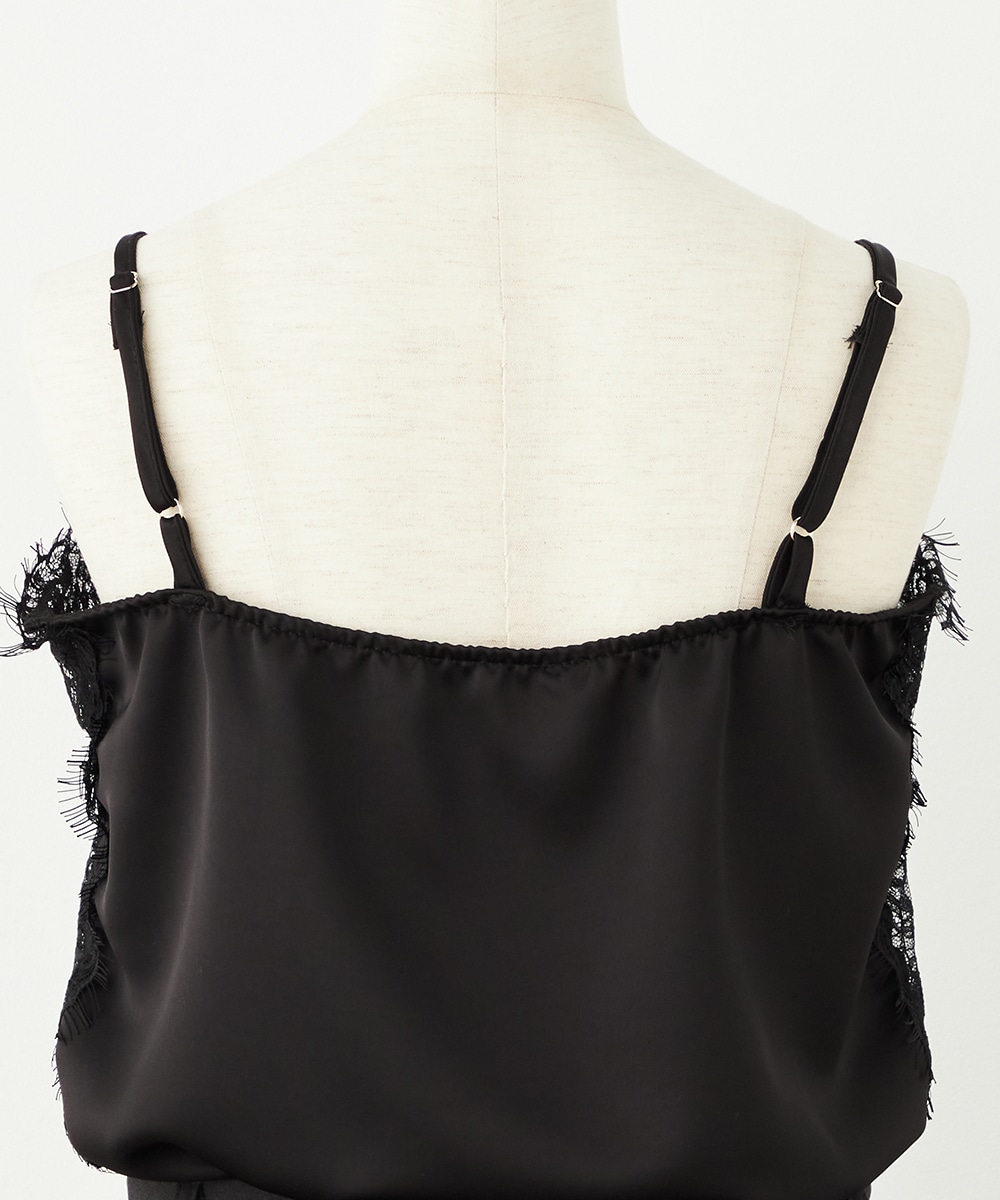 レースキャミドッキングワンピース