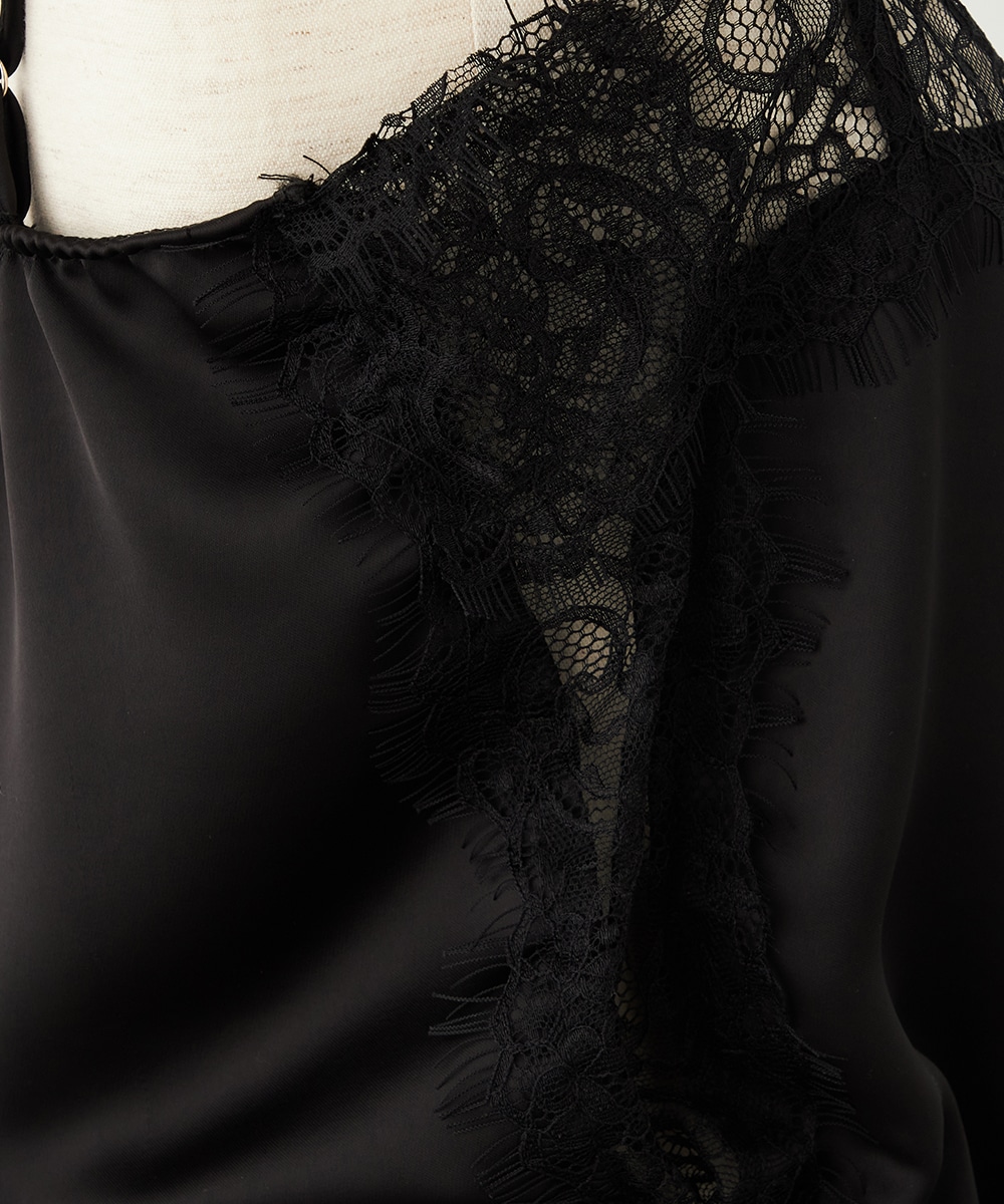 レースキャミドッキングワンピース