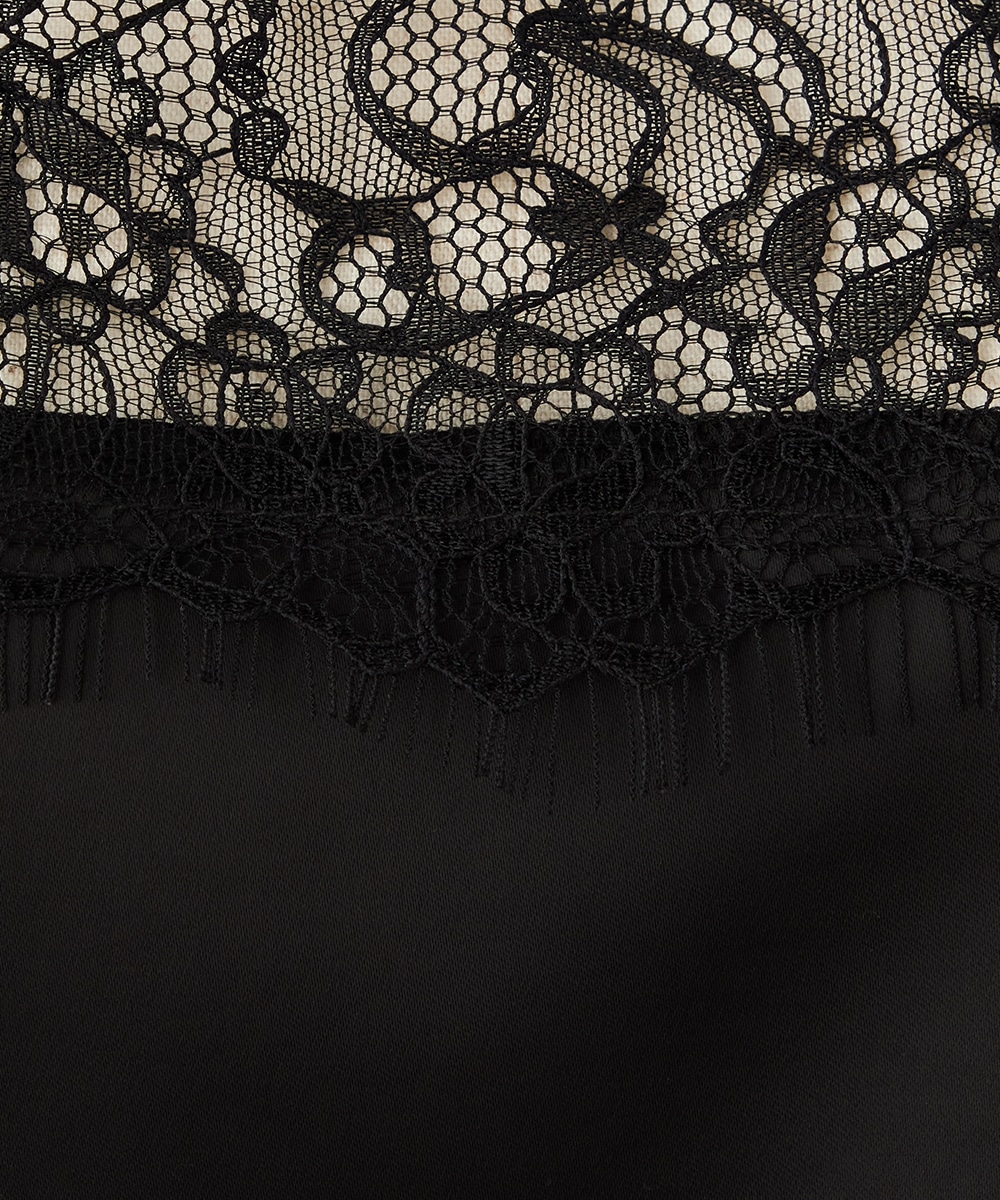 レースキャミドッキングワンピース