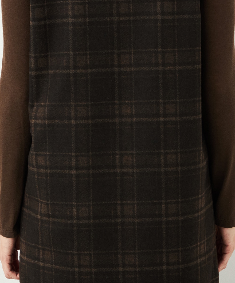 チェックジャンパースカート